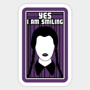 Yes, I am smiling Sticker